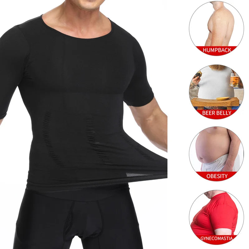 Gaine Amincissante Homme — Maintien Ventre &amp; Dos