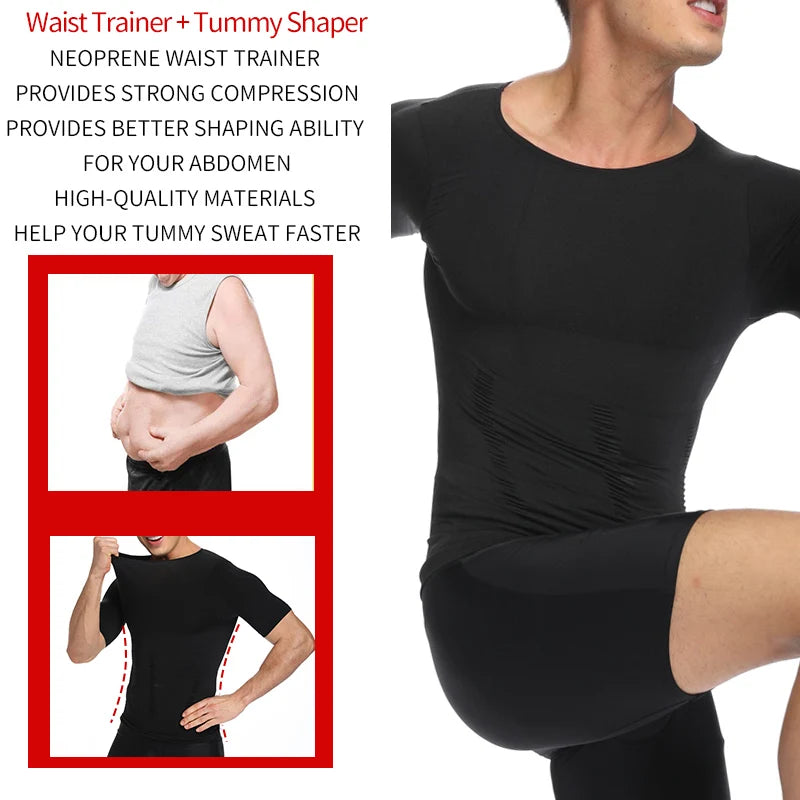Gaine Amincissante Homme — Maintien Ventre &amp; Dos