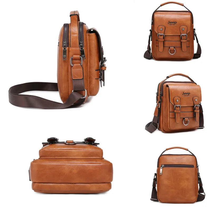 Sac Bandoulière Homme en Cuir