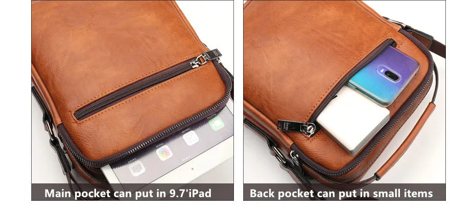 Sac Bandoulière Homme en Cuir