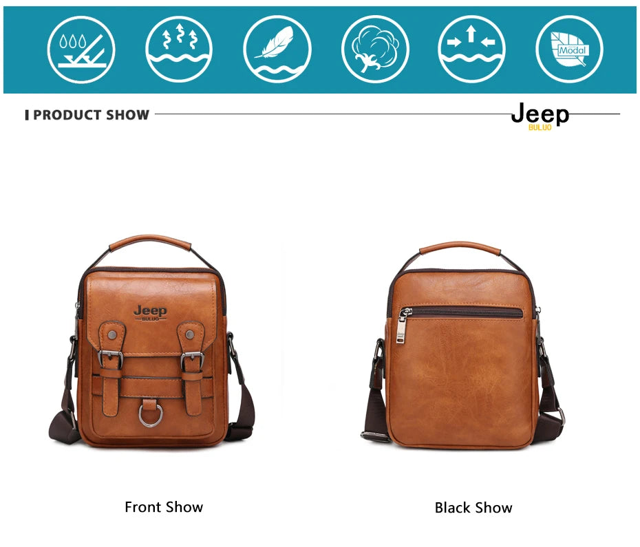 Sac Bandoulière Homme en Cuir