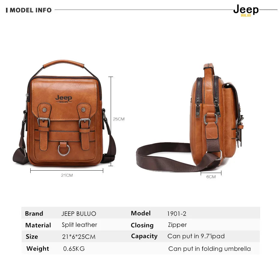 Sac Bandoulière Homme en Cuir