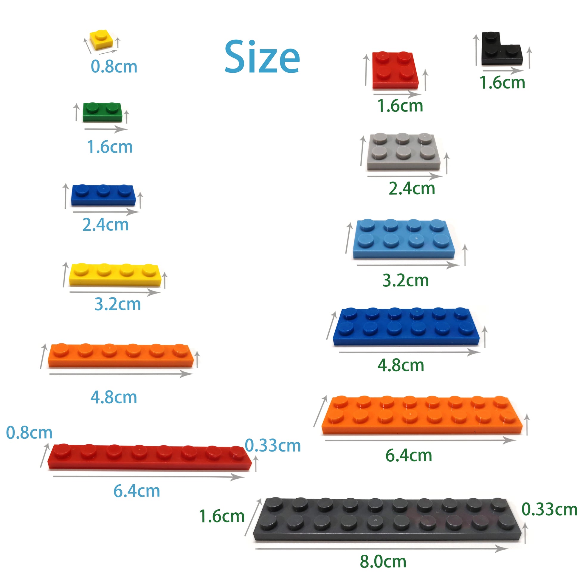 Briques de Construction DIY 600 Pièces — 12 Couleurs