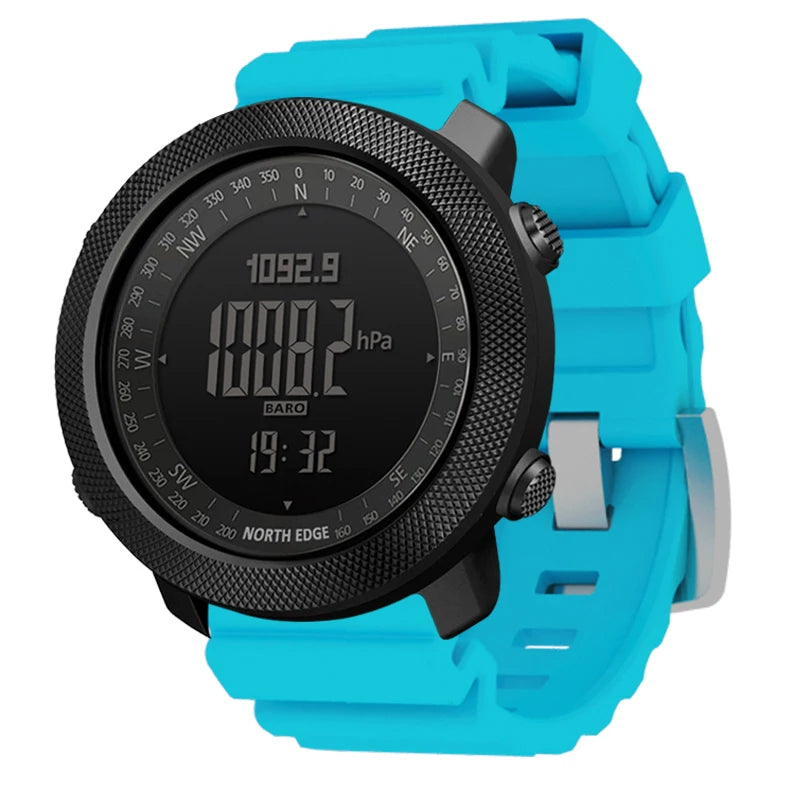 Montre Digitale Sport Étanche — Boussole &amp; Altimètre