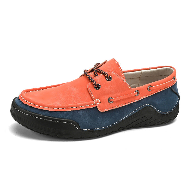 Spring and Summer New Products, Foreign Trade Aliexpress Popular Large Size Men's Shoes, Genuine Leather Casual Non-Slip Men's Slip-On Shoes