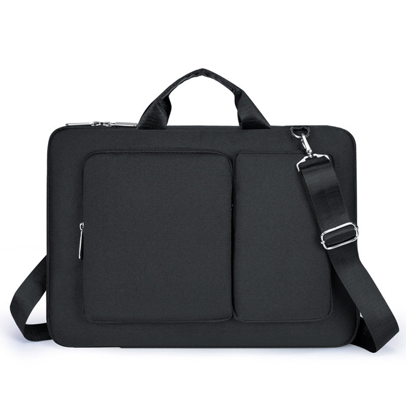 Large Capacity Crossbody Laptop Bag Multi-compartment Business Sleeve Bag Outdoor Commuter Men's and Women's Portable Briefcase