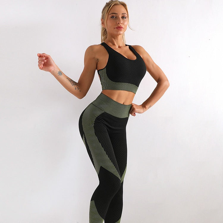 Halter Sports Bra for Women, Yoga Tank Top, Lulu Integrated Shockproof Fitness Bra, Moisture-Wicking, Backless, High-Elastic Support