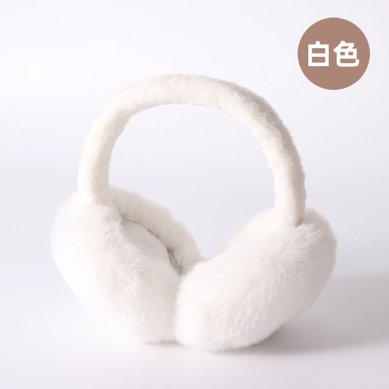Winter Warm Earmuffs for Women, Ear Protection, Ear Warmers for Cycling, Windproof and Cold-Proof, Plush Earmuffs, Ear Covers, Ear Protection