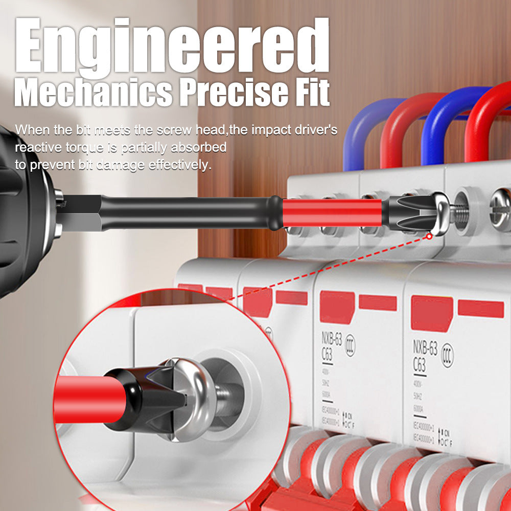 Elektrikçi's Phillips Screwdriver with Strong Magnetic Anti-Slip Socket for Panel Switch Removal