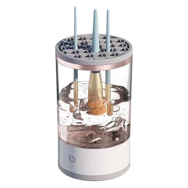 Makeup Brush Cleaning Tool, Fully Automatic Cleaning, Special for Lazy People to Clean Residual Powder Brushes, Integrated Electric Drying Beauty Tool