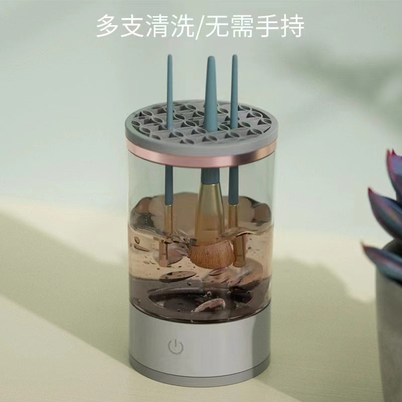 Makeup Brush Cleaning Tool, Fully Automatic Cleaning, Special for Lazy People to Clean Residual Powder Brushes, Integrated Electric Drying Beauty Tool