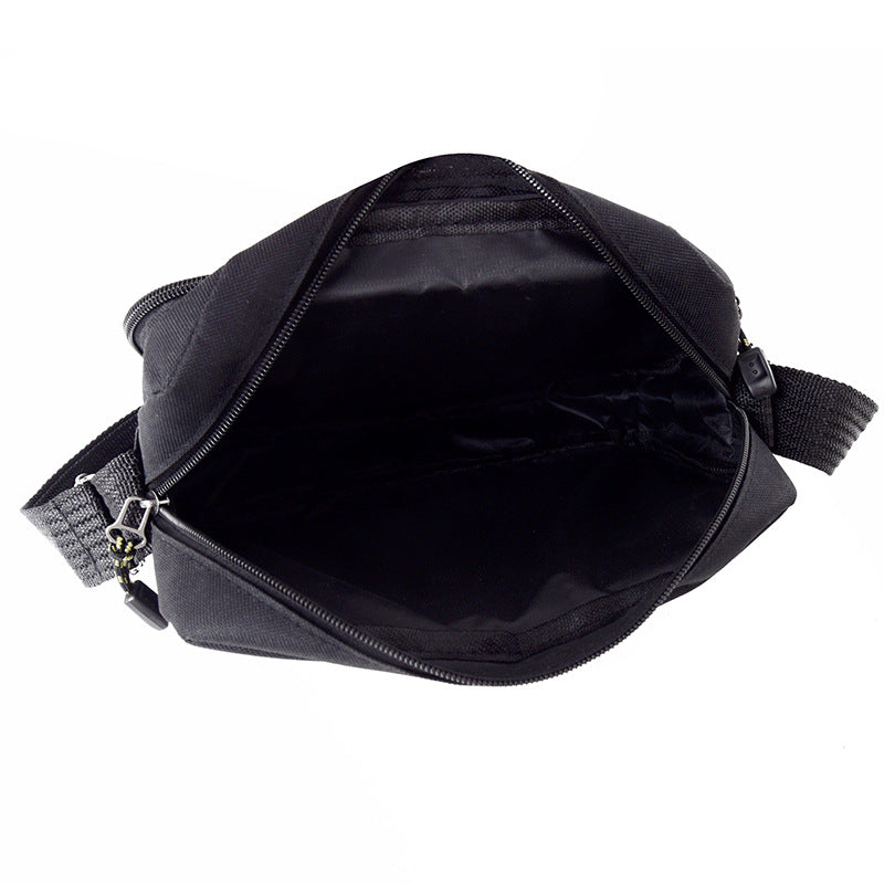 Men's Large Capacity Shoulder Bag Oxford Cloth Multifunctional Small Square Bag Fashionable Outdoor Work Commuter Casual Crossbody Bag