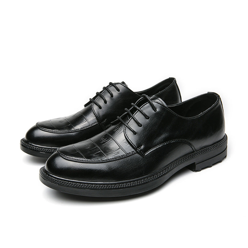 Men's shoes cross-border plus size new leather shoes fashion men's business dress shoes fashion British style casual leather shoes wholesale
