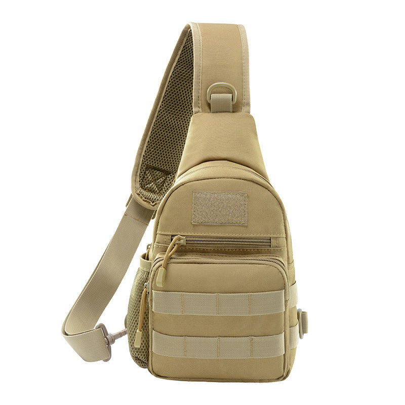Men's Riding Outdoor Sports Bag Casual Shoulder Kettle Hanging Bag Portable Tactical Army Camouflage Water Bottle Chest Bag