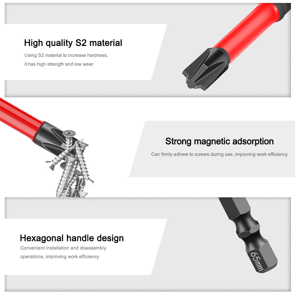 Elektrikçi's Phillips Screwdriver with Strong Magnetic Anti-Slip Socket for Panel Switch Removal
