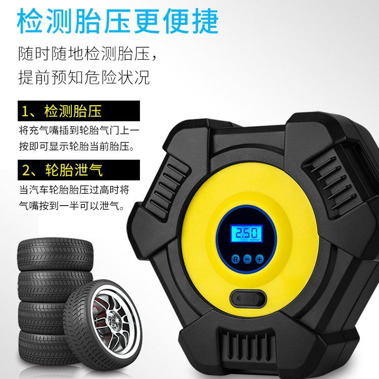 Car air pump car air pump digital display tire electric air pump mini intelligent portable air pump