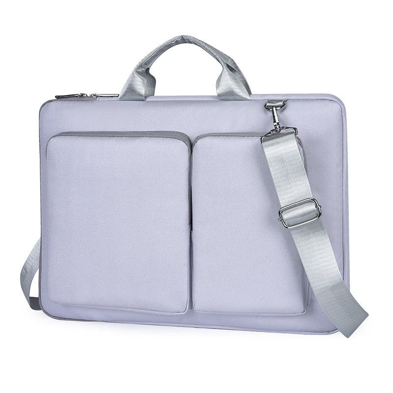 Large Capacity Crossbody Laptop Bag Multi-compartment Business Sleeve Bag Outdoor Commuter Men's and Women's Portable Briefcase