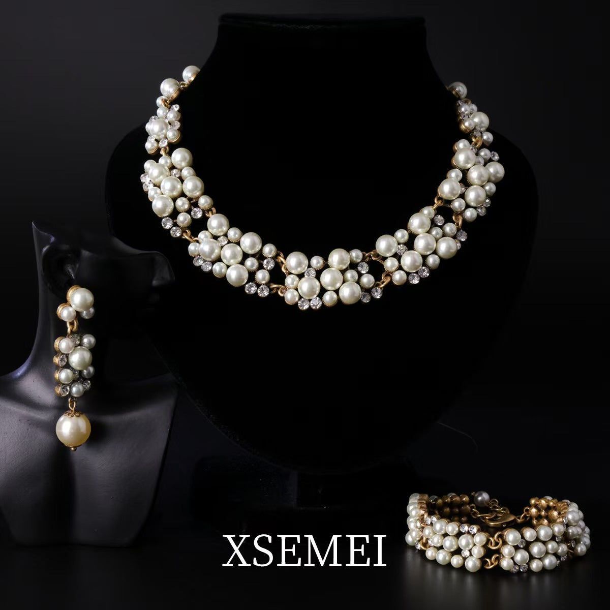 Vintage Pearl Niche Collarbone Necklace Bridal Accessories Temperament Necklace Collarbone Chain Wholesale