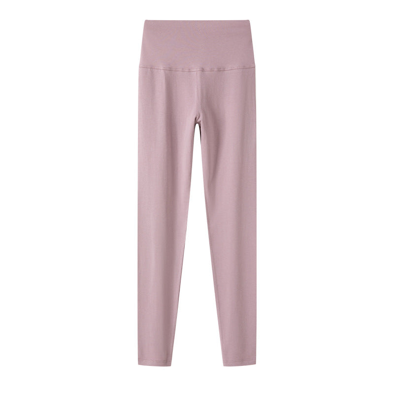 Ready Stock Student Pure Cotton Autumn Trousers Women's Inner Wear Thin Spring and Autumn Warm Trousers High Waist Women's New Slim Factory Wholesale