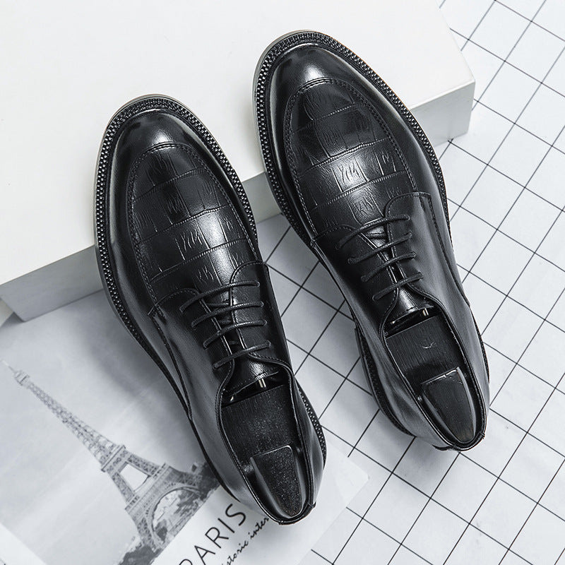 Men's shoes cross-border plus size new leather shoes fashion men's business dress shoes fashion British style casual leather shoes wholesale