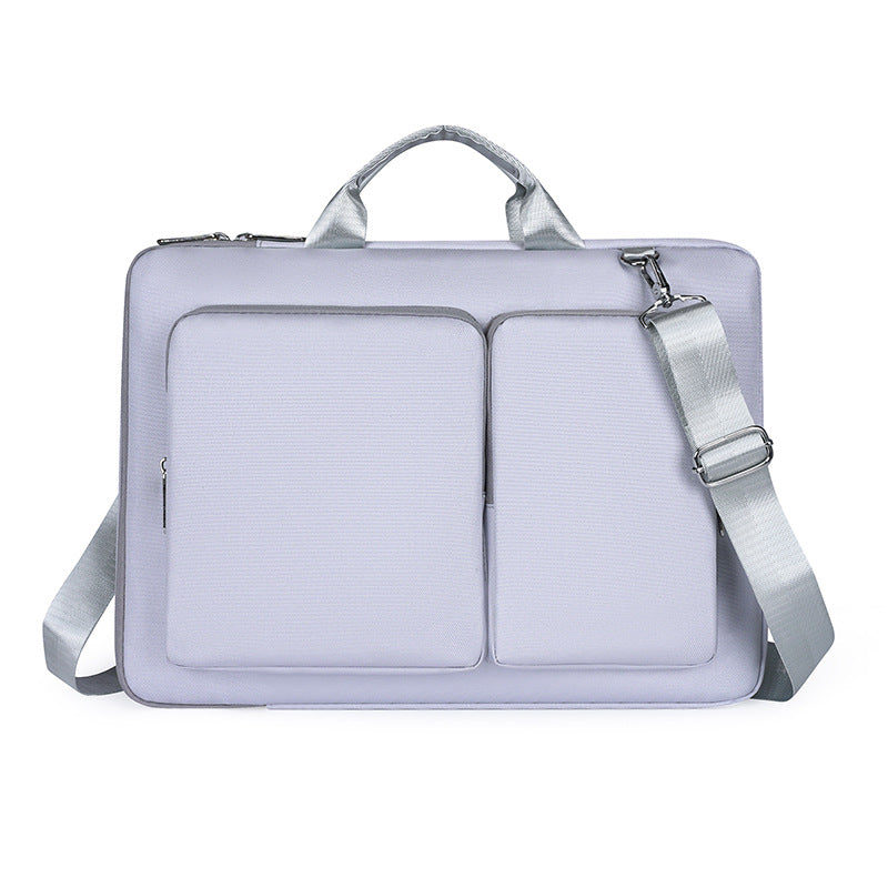 Large Capacity Crossbody Laptop Bag Multi-compartment Business Sleeve Bag Outdoor Commuter Men's and Women's Portable Briefcase