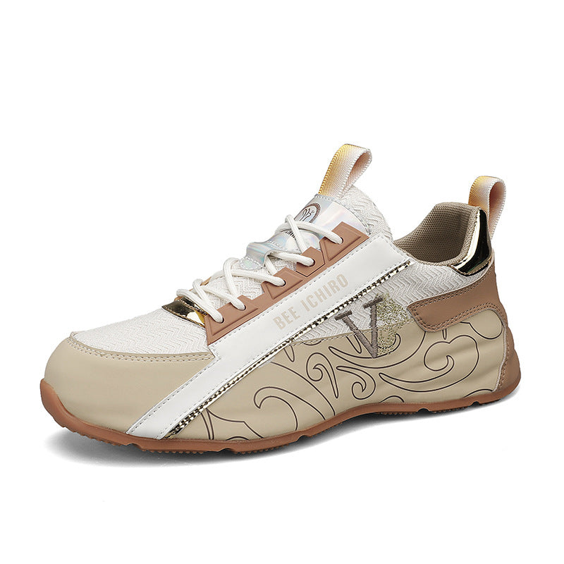 Bee Wolf Flagship Store Men's Shoes, New All-Season Sports Shoes, Summer Breathable Trendy Brand High-End Height-Increasing Shoes