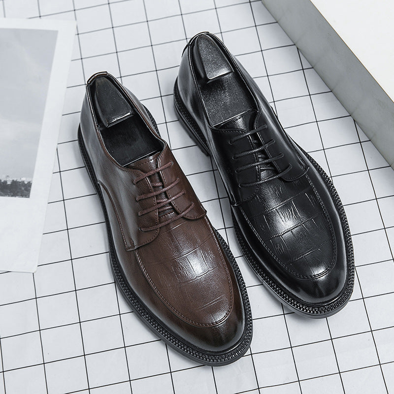Men's shoes cross-border plus size new leather shoes fashion men's business dress shoes fashion British style casual leather shoes wholesale