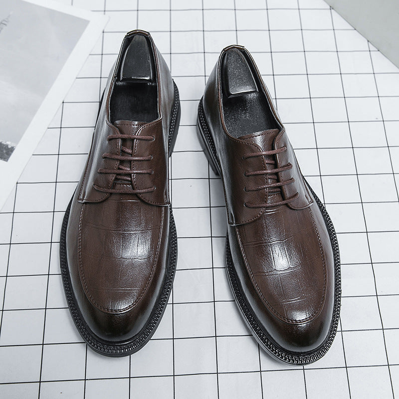 Men's shoes cross-border plus size new leather shoes fashion men's business dress shoes fashion British style casual leather shoes wholesale