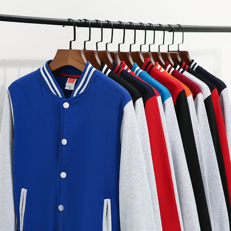 Sweatshirt Baseball Shirt Men's Class Uniform Jacket Class Reunion Educational Workwear Printed Logo Long Sleeve Casual V-Neck