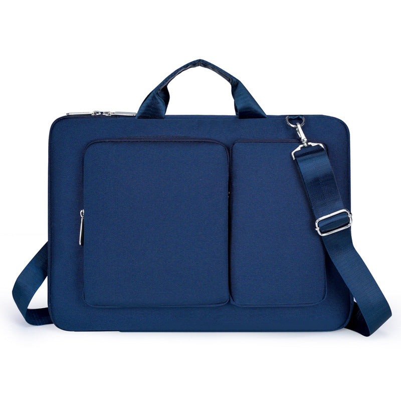 Large Capacity Crossbody Laptop Bag Multi-compartment Business Sleeve Bag Outdoor Commuter Men's and Women's Portable Briefcase