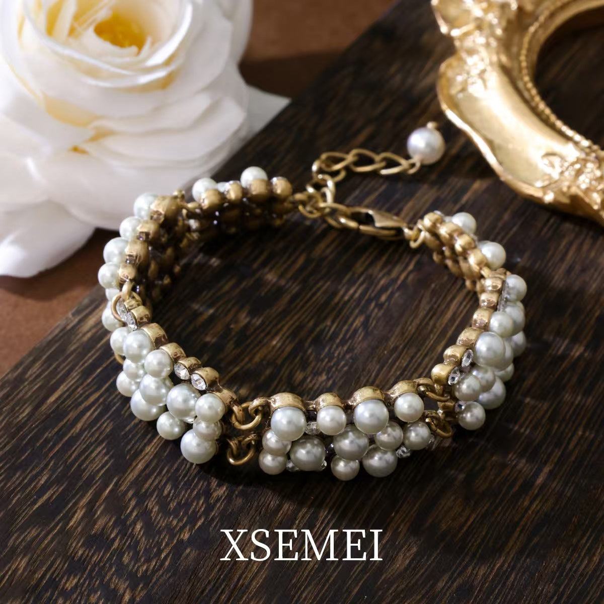 Vintage Pearl Niche Collarbone Necklace Bridal Accessories Temperament Necklace Collarbone Chain Wholesale