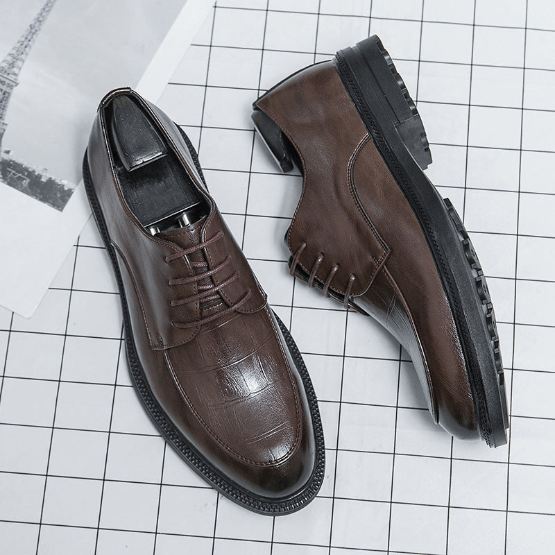 Men's shoes cross-border plus size new leather shoes fashion men's business dress shoes fashion British style casual leather shoes wholesale