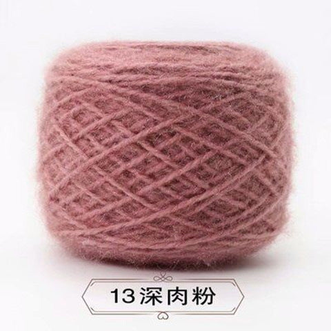 3 Two squirrel fluff line mohair squirrel yarn medium thick wool hand-woven scarf hat sweater wholesale