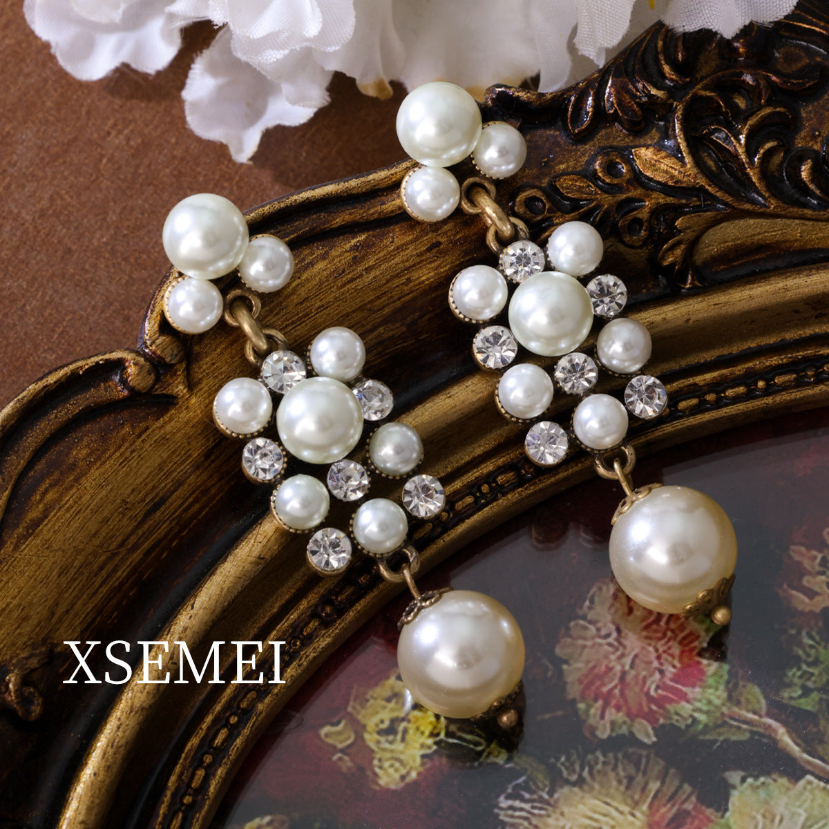 Vintage Pearl Niche Collarbone Necklace Bridal Accessories Temperament Necklace Collarbone Chain Wholesale