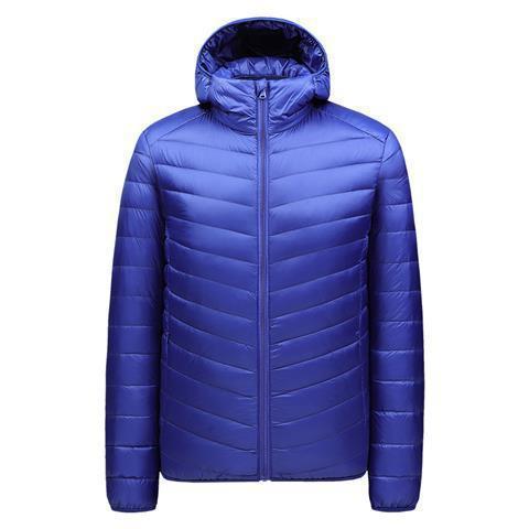 Winter Lightweight fleece-lined Cotton-padded Coat Hooded Men's Korean Style Slim-fit Cotton-padded Coat Men's Warm Jacket Short Cotton-padded Coat Trendy