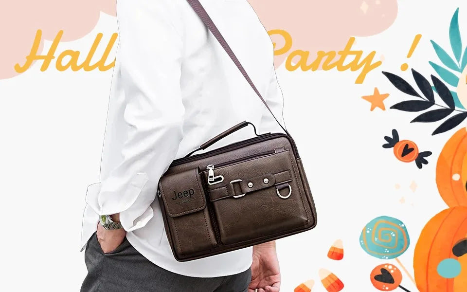 Sac Bandoulière Homme en Cuir
