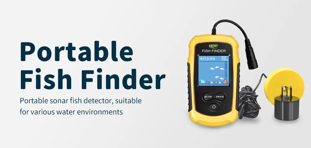 Détecteur de Poissons Sonar Portable 100m