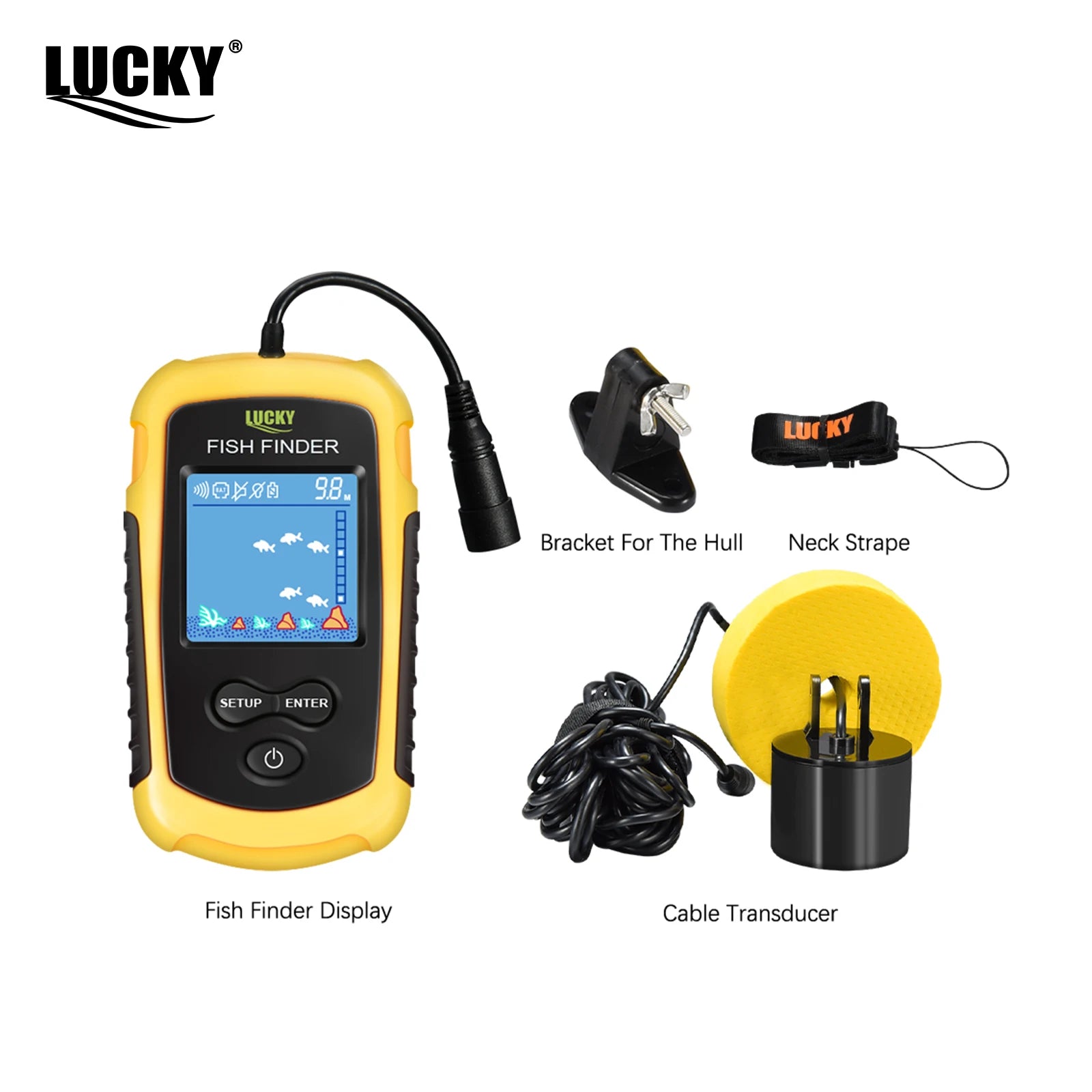 Détecteur de Poissons Sonar Portable 100m