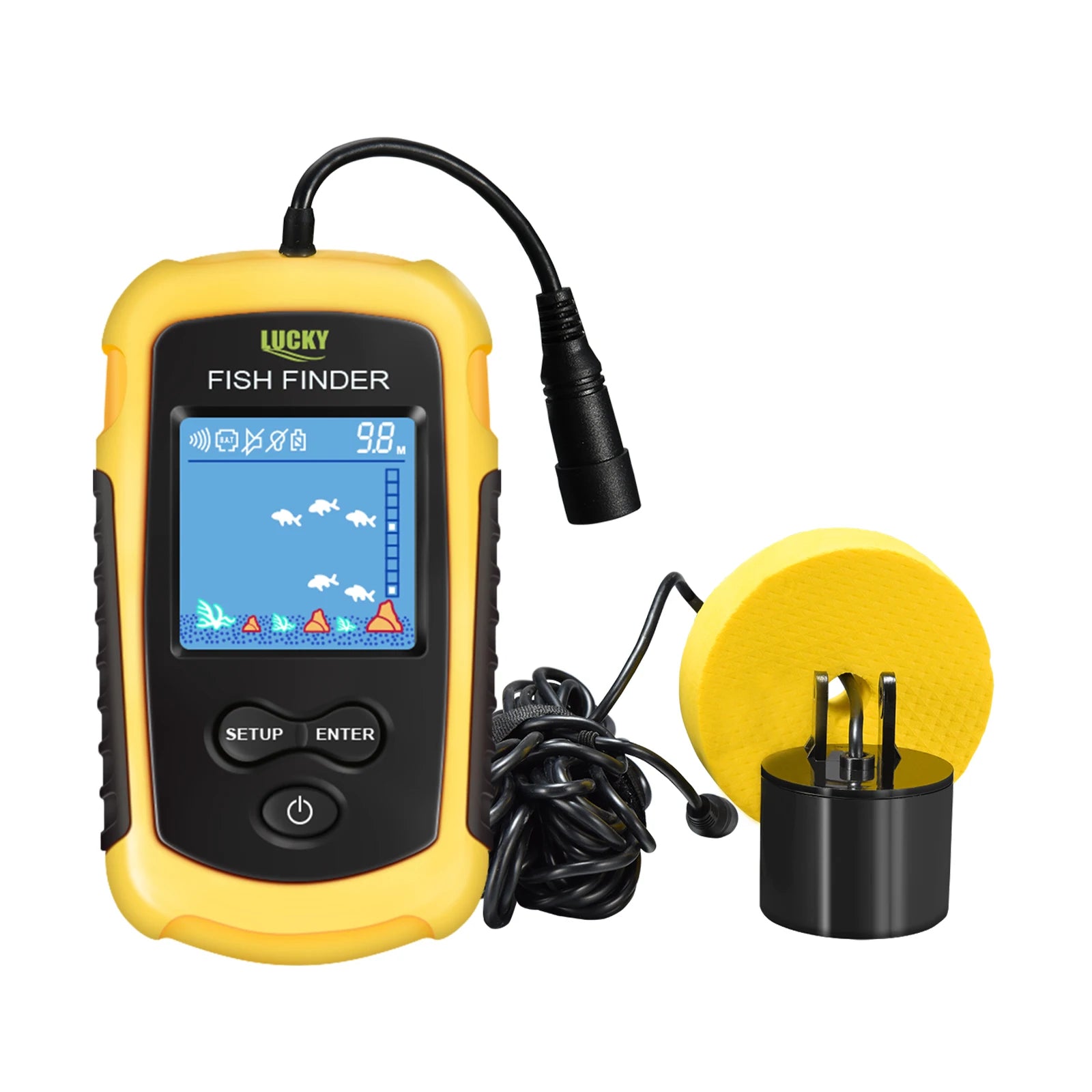 Détecteur de Poissons Sonar Portable 100m