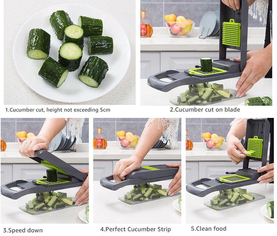 Hachoir à Légumes Multifonction