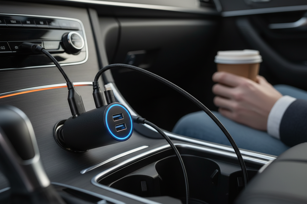 Chargeur Voiture Double USB 36W Charge Rapide