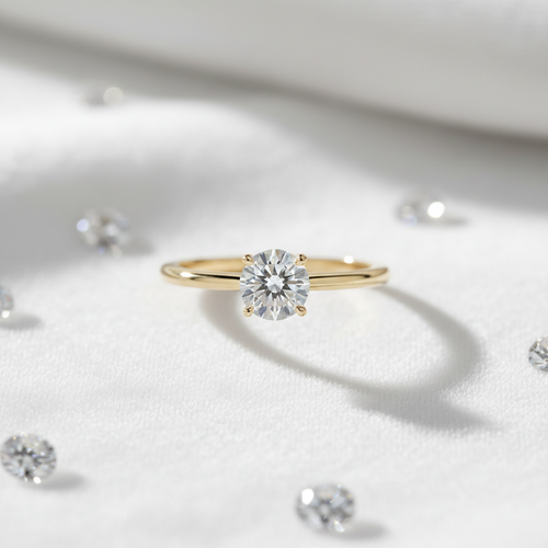 Bague Solitaire Or 18K Diamant