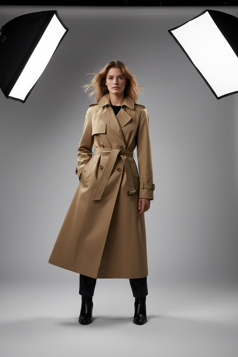 Trench-Coat Beige Classique