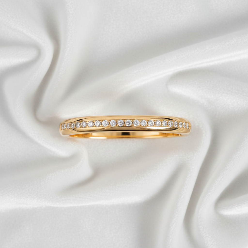 Bracelet Jonc Or 18K Diamants